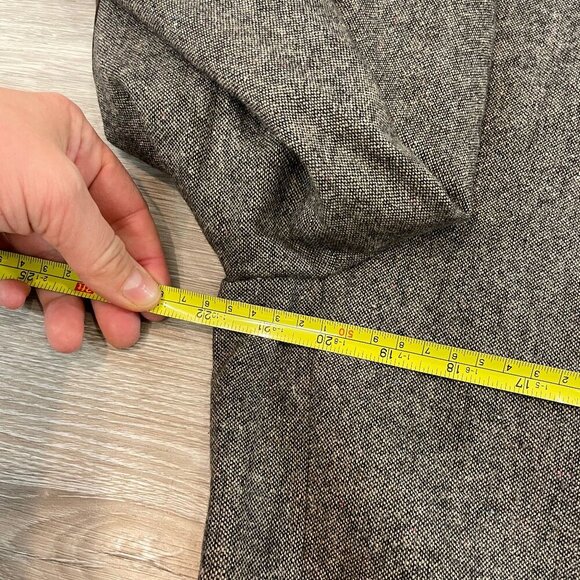 Calvin Klein Vintage Brown Tweed Wool Blazer Sports Coat Patch Elbow sz 42R - Picture 5 of 10